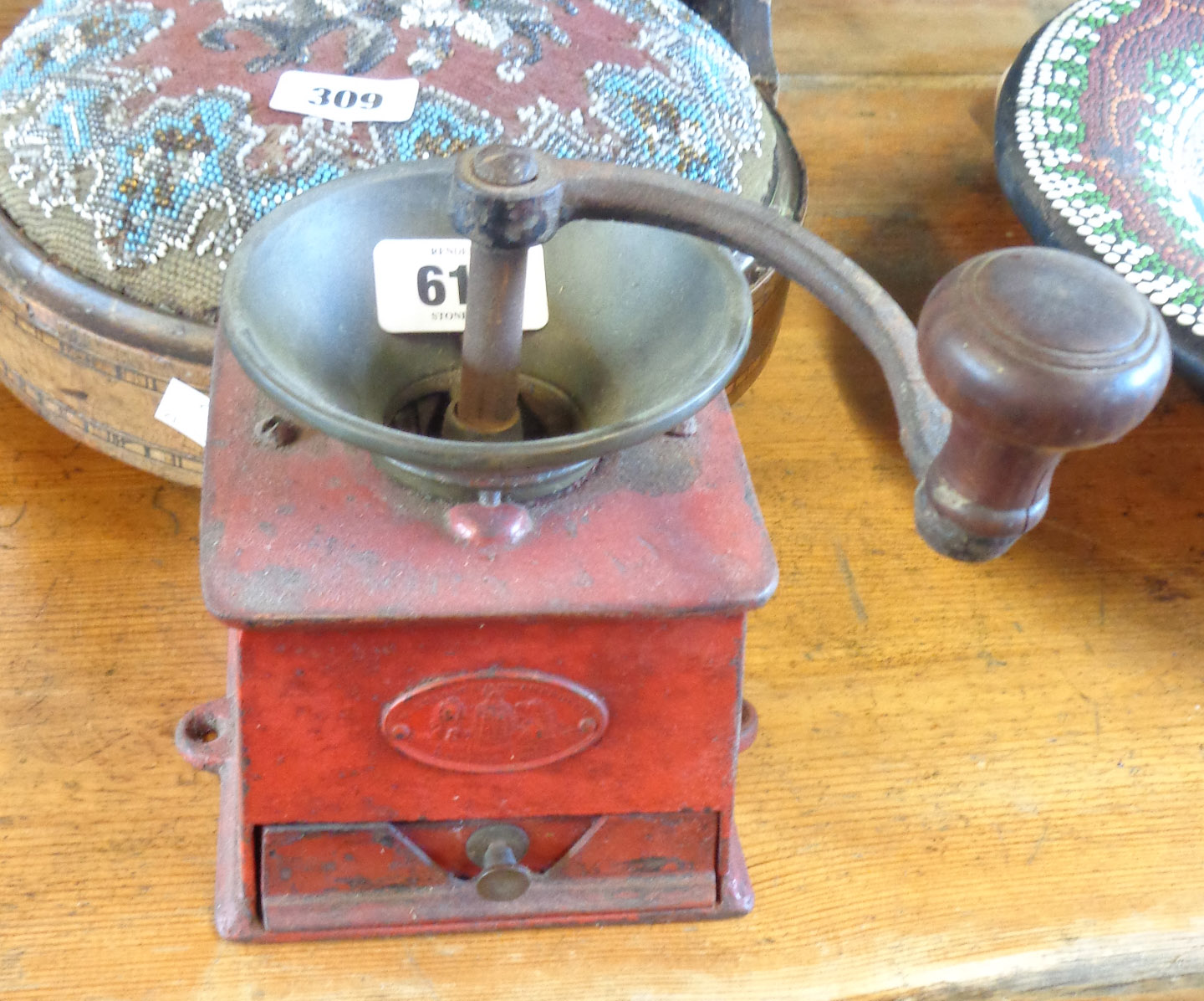 A Bullock & Co. coffee grinder