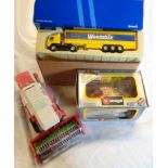 Various diecast toy cars and trucks, etc.