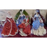 Two Royal Doulton figures comprising Top 'O' the Hill HN1834 and Tender Love HN4732 - sold with a