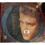 Two Elvis Presley picture discs