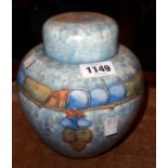 An Art Nouveau Cranston pottery ginger jar and cover