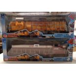 Two boxed NewRay Toys 'G' gauge Union Pacific locomotives