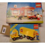 Two Lego sets, comprising Tractor Trailer 6692 and Paramedic Unit 6364 - both boxed and complete