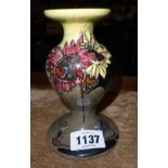 An early 20th Century Rozenburg den Haag candlestick with 1902 date mark - cracked