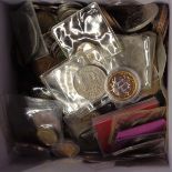 A box containing a quantity of Victorian and later Great British coinage