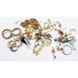 A small quantity of yellow metal jewellery