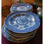 A quantity of Spode Blue Room Collection blue and white plates, etc.