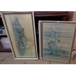 Collin Paynton: four framed vintage prints, one entitled "The Hay Wagon", the other three classic