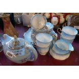 A Royal Albert part tea set and associated teapot