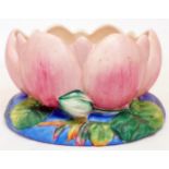 A Clarice Cliff Lotus pattern bowl