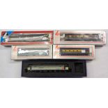 Three Lima model locomotives and a parcel van - sold with a boxed Vitrain model Andrew A