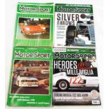 A large collection of vintage Motor Sport magazine - 1980's onwards - including year runs -