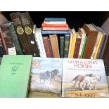 A collection of antiquarian and later equestrian related hard back and other books including Book of
