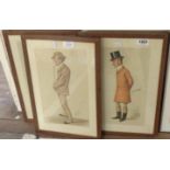 A group of four Vanity Fair coloured prints including three by Spy - dated 1882/83 and 1884