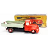 A vintage West German Distler Electromatic Magirus Deutz 8000FS tin plate battery powered truck - in