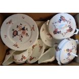 An extensive modern Coalport dinner service with Imari floral pattern