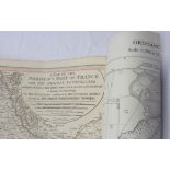 An Ordnance Survey map of Dawlish - sold with a late 18th Century map recording the Franco-