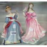 Two boxed Royal Doulton ladies: Amy HN 3316 and Lauren HN 3975