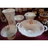 A quantity of china including a Royal Doulton Canton vase, bowl, etc.