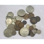 A small collection of antique and later Great British coinage and commemorative Crowns