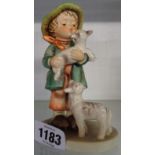 A Hummel figure Shepherd's Boy with lambs