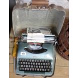 A vintage Imperial portable typewriter