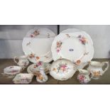 A collection of Crown Derby Posies ware