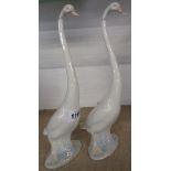 A pair of Nao geese ornaments