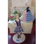 Three boxed Royal Doulton figures comprising Pretty Ladies Best of the Classics Susan, Dances of the