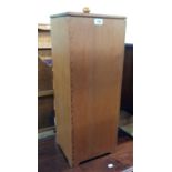 A 20th Century waxed pine French baguette bin