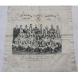 A souvenir handkerchief for the 1931 FA Cup finalists West Bromich Albion