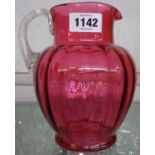 A Cranberry jug