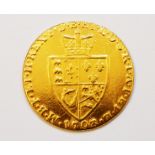 A 1793 George III gold Spade Guinea