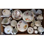 A large quantity of Royal Worcester Evesham pattern tea and dinner ware, etc. - various condition