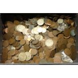 A collection of pre-decimal and decimal Great British coinage