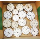 Sixteen pocket watch movements including Waltham, etc. - various condition