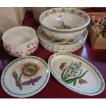 A quantity of Portmeirion including large Birds of Britain bowl, Botanical Garden, etc.