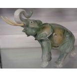 A Royal Dux model of an elephant