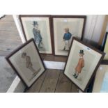 A group of four Vanity Fair coloured prints including three by Spy - dated 1882/83 and 1884