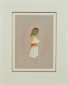 KAY BOYCE (BRITISH 20TH/21ST CENTURY), 'CLARE STUDY III', a pastel drawing, signed and monogrammed