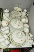 ROYAL DOULTON BERKSHIRE DINNER/TEA WARES to include tea and coffee pots, cups and saucers,