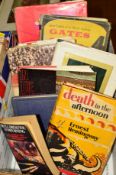 A COLLECTION OF BULL-FIGHTING BOOKS, including 'The Complete Aficionado', signed by author John
