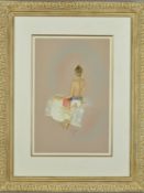 KAY BOYCE (BRITISH, CONTEMPORARY', 'HOLLY', a pastel drawing, signed and monogrammed by the