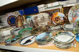 A LARGE QUANTIY OF COLLECTORS PLATES TO INCLUDE PLATES BY THOMAS KINKADE, Bradford exchange 'Titanic