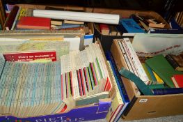 FOUR BOXES OF BOOKS, together with journals, published by the Royal United Service institution, book