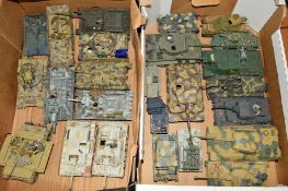 A QUANTITY OF WWII GERMAN MILITARY VEHICLES, metal and plastic, constructed from kits, assorted