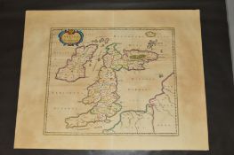 BRITISH ISLES, BLAEU (JOHN) 'INSULAE ALBION et HIBERNIA cum minoribus adjacentibus', a mid 17th