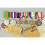 A WWII GROUP OF SIX MEDALS, attributed to PO.X.1029 Marine A H Higgins Royal Marines, 1939-45,