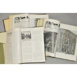 COUNTRY LIFE, three bound volumes (two distressed), covering July 1909 - Jan 1924, one volume