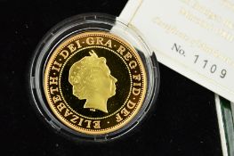 A GOLD PROOF TWO POUNDS 2001, Marconi 1901, approximately 15.97 grams, 22ct